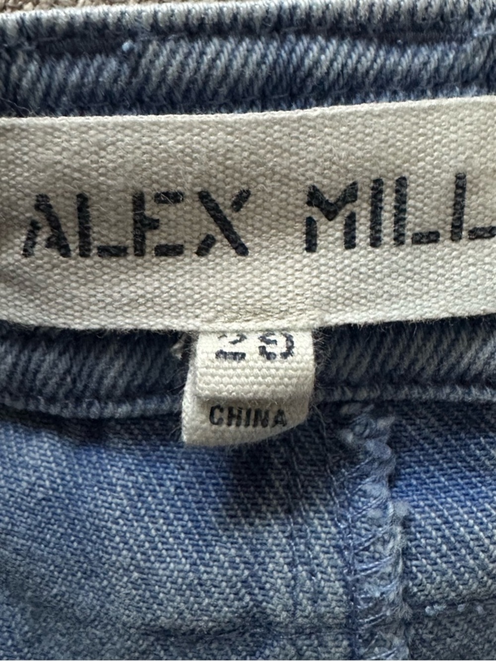 Alex Mill Phoebe Carpenter Jeans Size 29 Baggy High Rise Non Stretch Denim - Picture 10 of 16